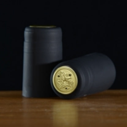 Black matte wine capsule