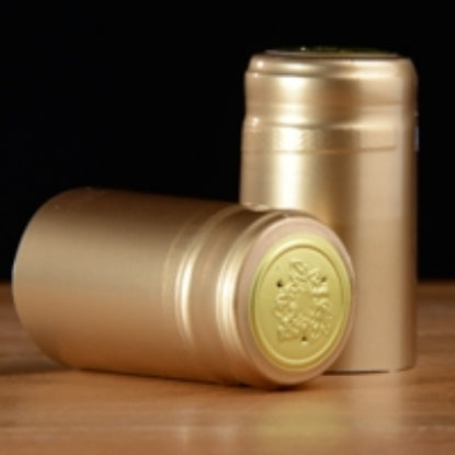 Gold wine capsule