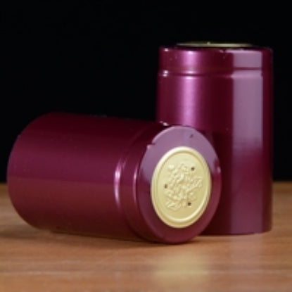 Red and gold wine capsule