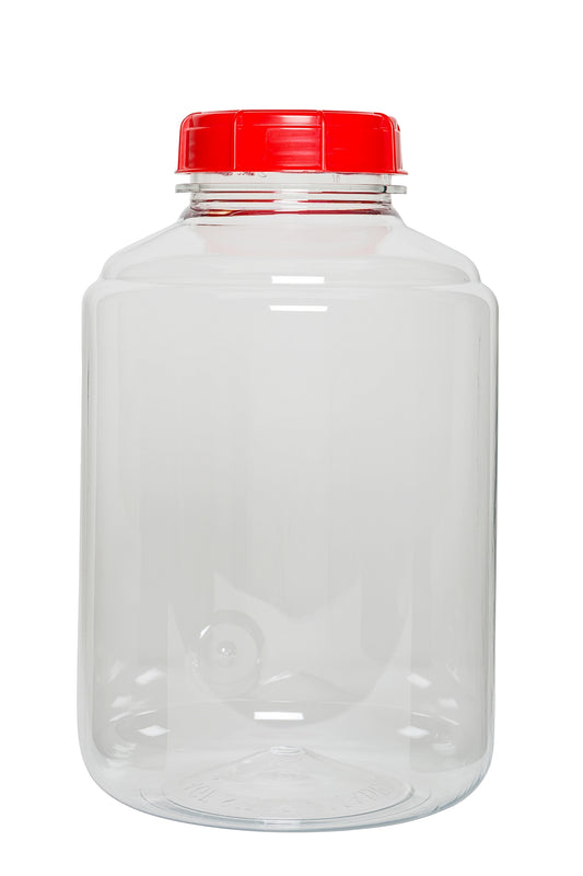 FerMonster Plastic Carboy 3 gal & Lid w/ Hole