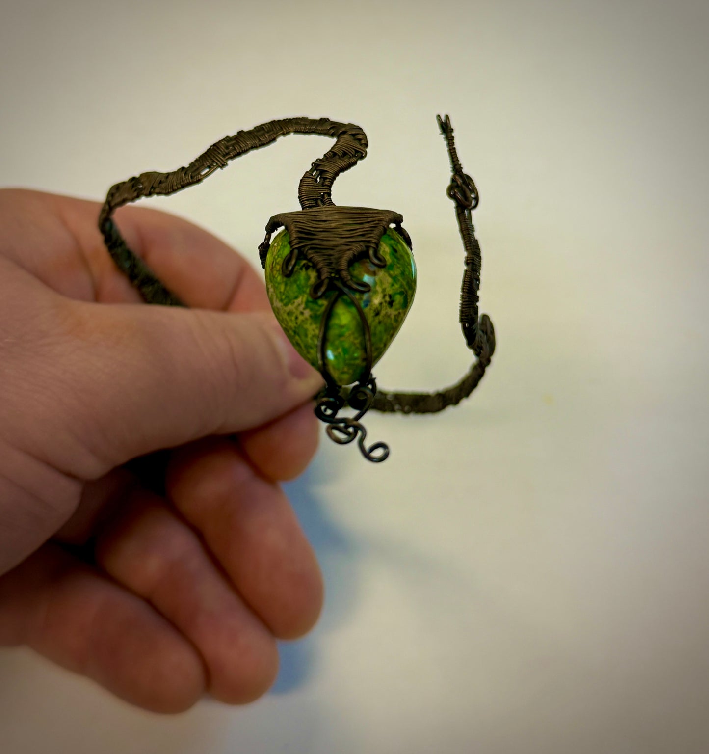 Bracelet (Green Sea Sediment Jasper)