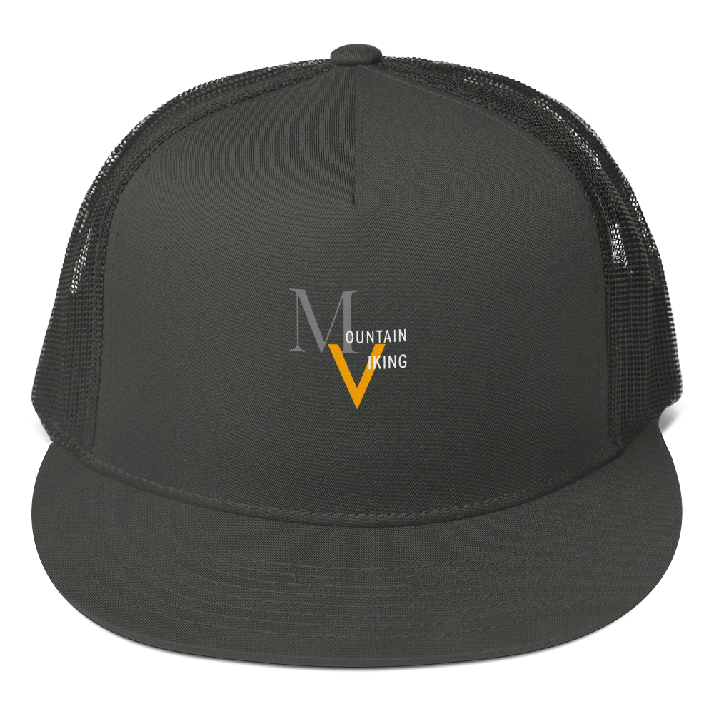 Trucker hat charcoal with MV logo