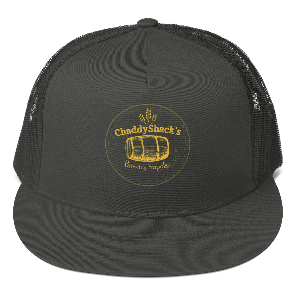 Trucker hat Charcoal with logo