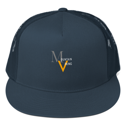 Trucker hat navy blue with MV logo
