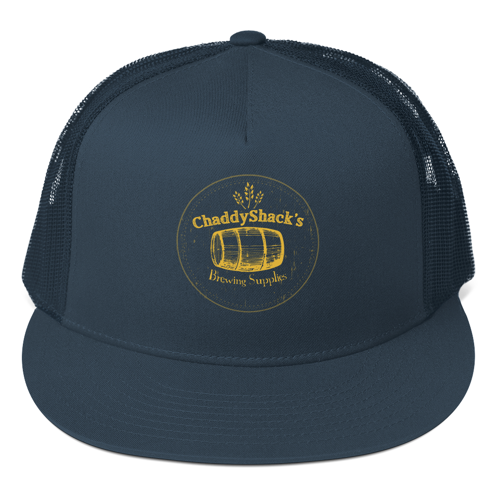 Trucker hat navy blue with logo