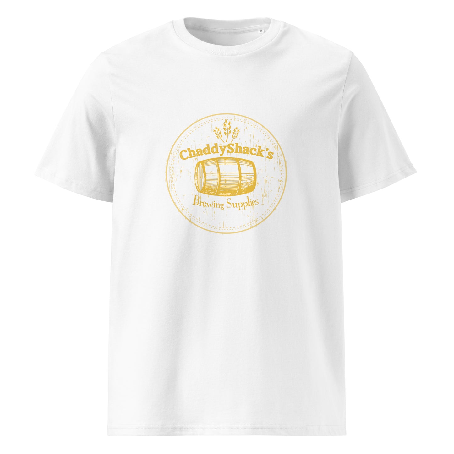 White t-shirt with logo front