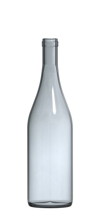 750 mL Clear Burgundy Bottles | Case of 12