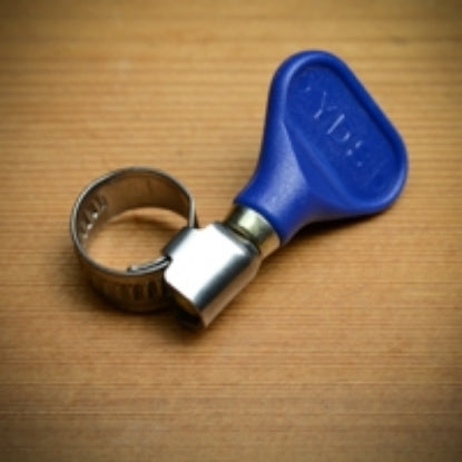 Stainless Hose Clamp, Easy-Turn 1/2"