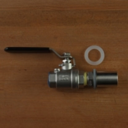 Full Port Ball Valve with Female Weldless Bulkhead