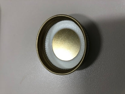 38 mm White Metal Screw Caps | 12 count