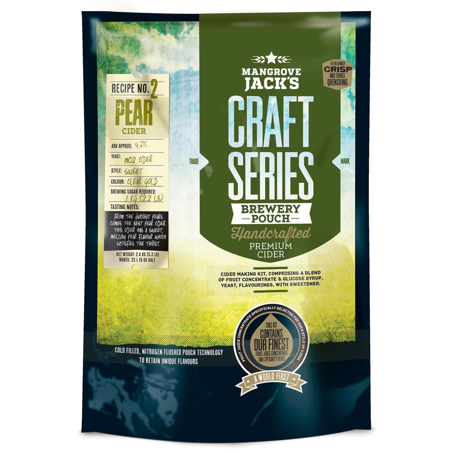 Mangrove Jack's Craft Series Pear Cider Pouch