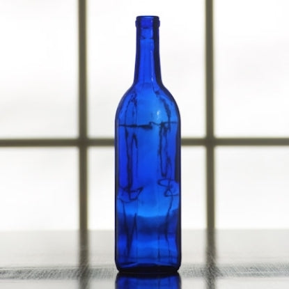 750 mL Cobalt Blue Bordeaux Bottles | Case of 12