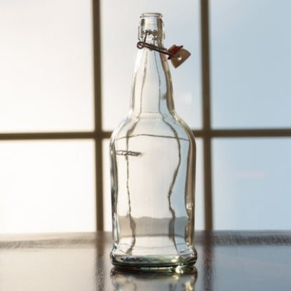 EZ Cap Clear Flipper 1 Liter Bottles | Case of 12