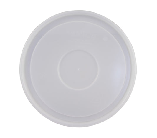 Solid plastic lid