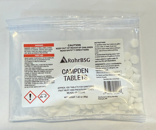 Campden Tablets - Sodium Metabisulfite - Approx 100-110
