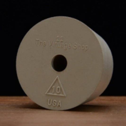 Drilled Rubber Stopper #10