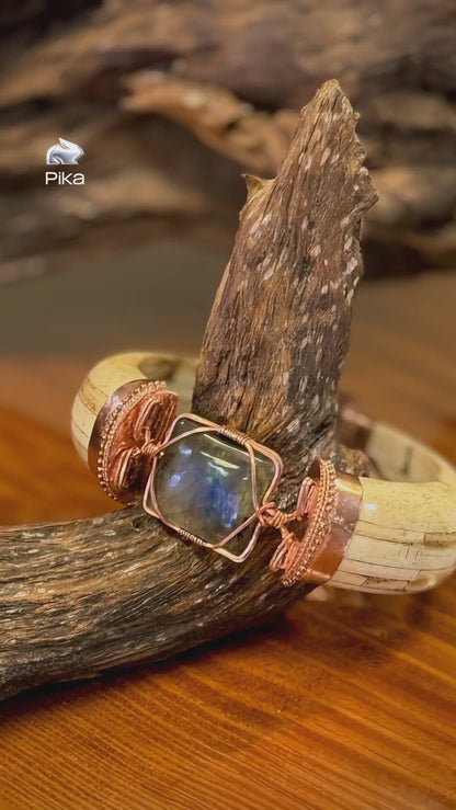 Bracelet (Green & Yellow Labradorite)